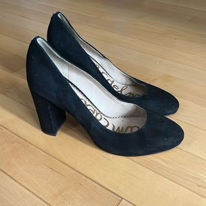 Sam Edelman Stillson Round-Toe Suede Pump